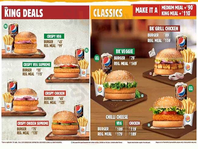 Burger King Vijayawada Menu - 1