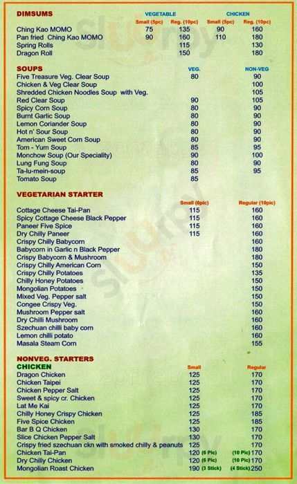 Silver Streak Food And Beverages Bhubaneswar Menu - 1