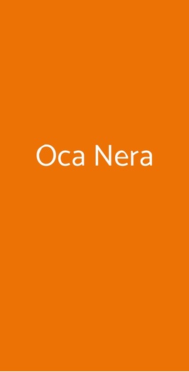 Oca Nera, Montecatini Terme