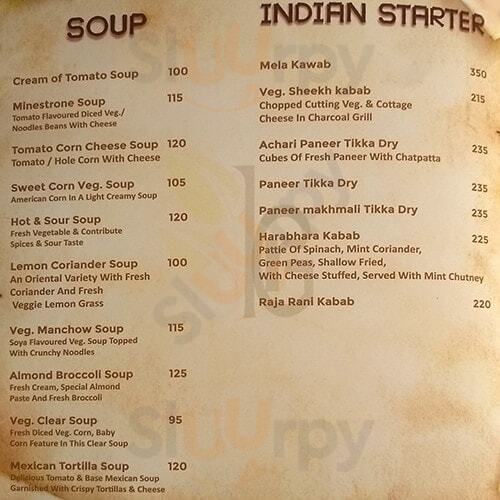 Kansar Garden Restaurant Gandhinagar Menu - 1