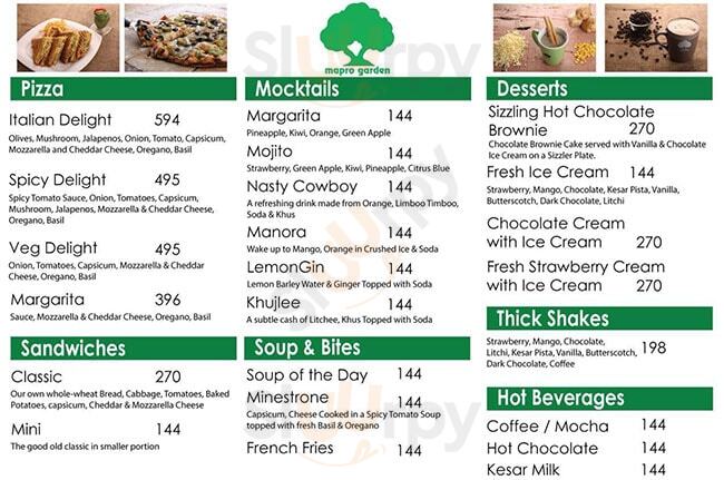 Mapro Garden Lonavala Lonavala Menu - 1