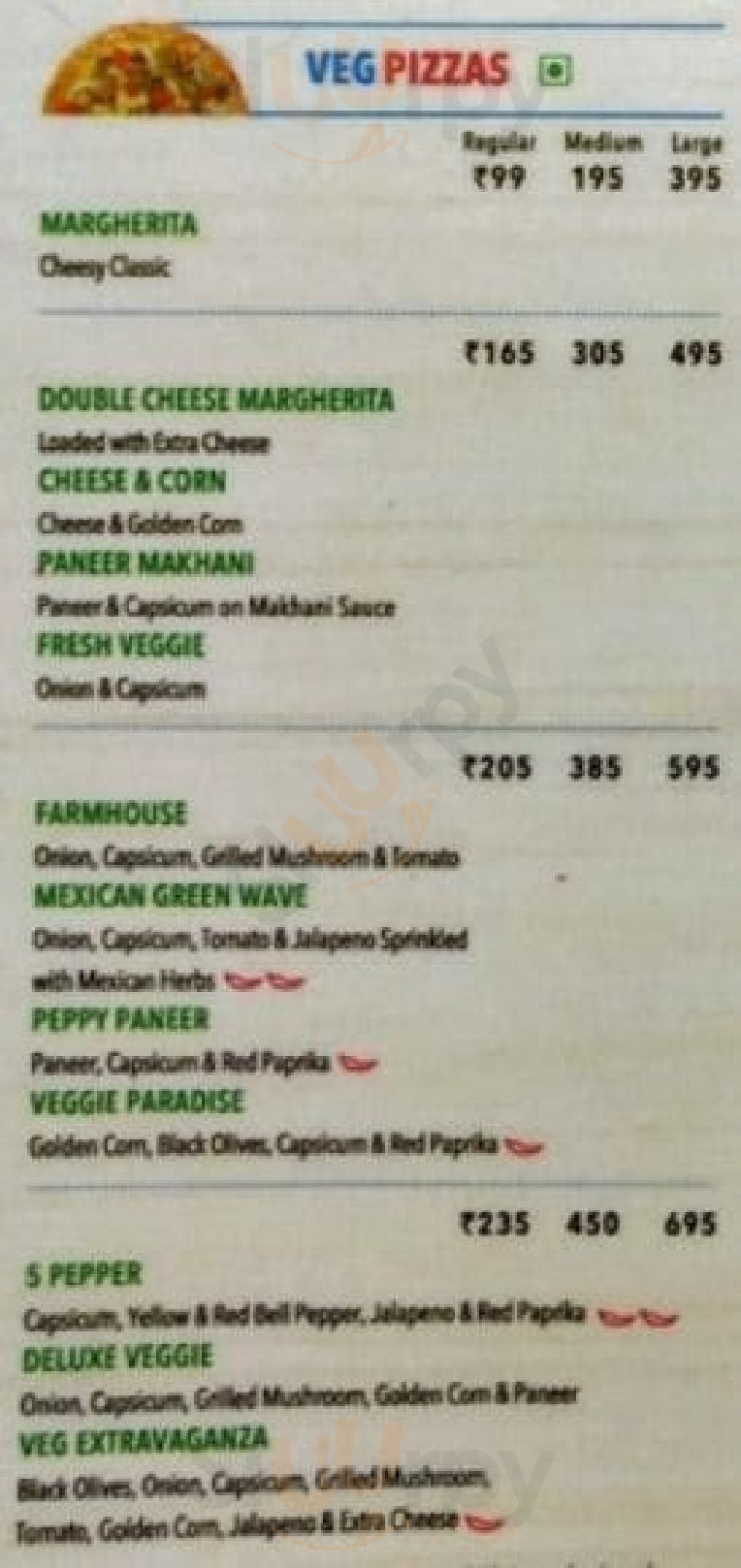 Domino's Pizza Rajkot Menu - 1