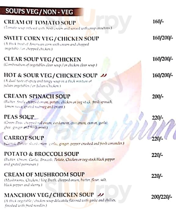 The Sky View Multi Cuisine Restaurant Margao Menu - 1