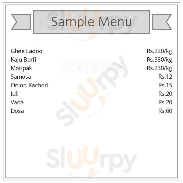 Sweet House Ranchi Menu - 1