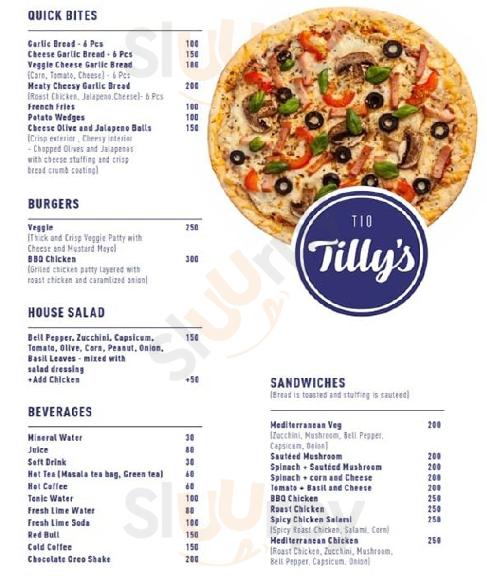 Tio Tilly's Bar And Kitchen Calangute Menu - 1