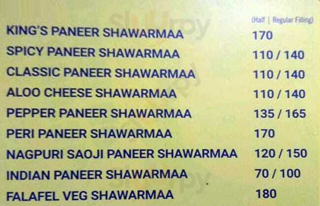 The King's Shawarmaa Nagpur Menu - 1