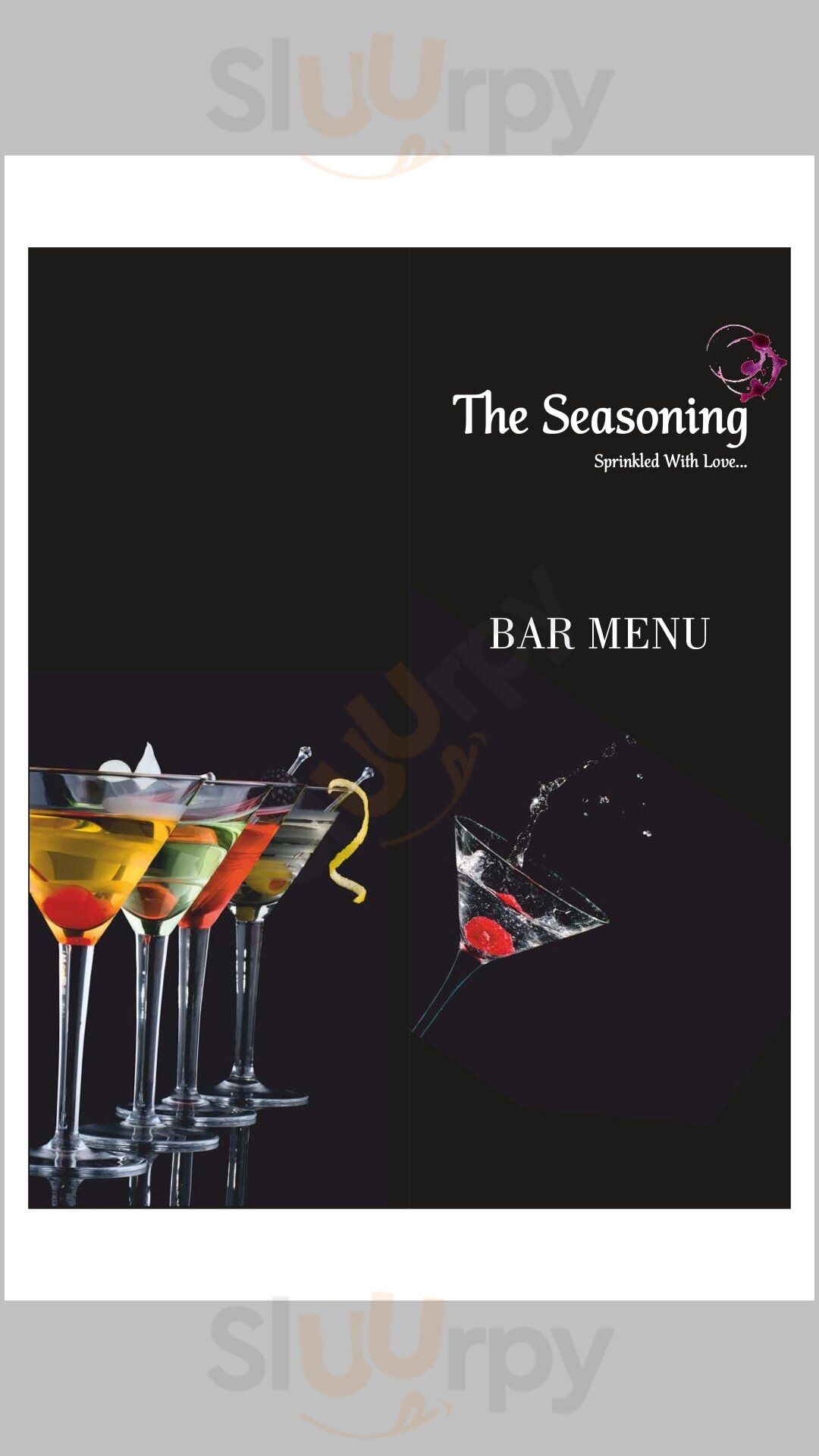 The Seasoning Multicuisine Restaurant & Bar Panjim Menu - 1