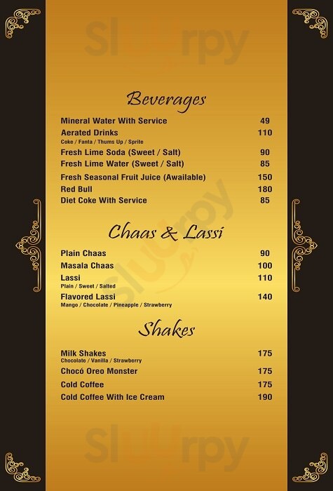 The Taj Restro & Cafe Rajkot Menu - 1
