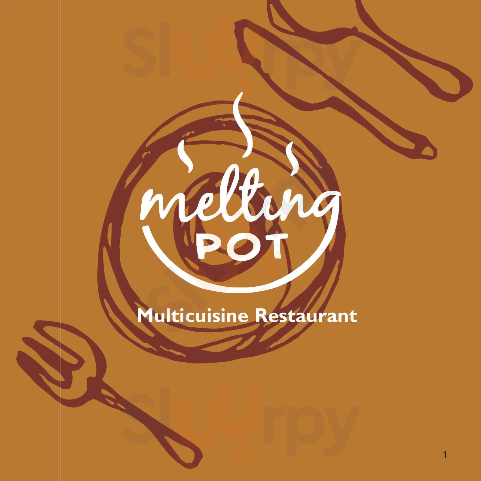 Melting Pot Restaurant, Madurai Madurai Menu - 1