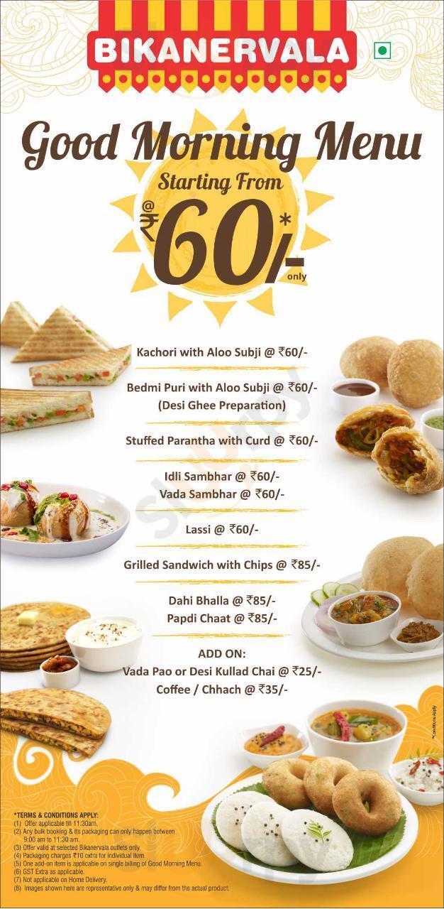 Bikanervala Agra Menu - 1