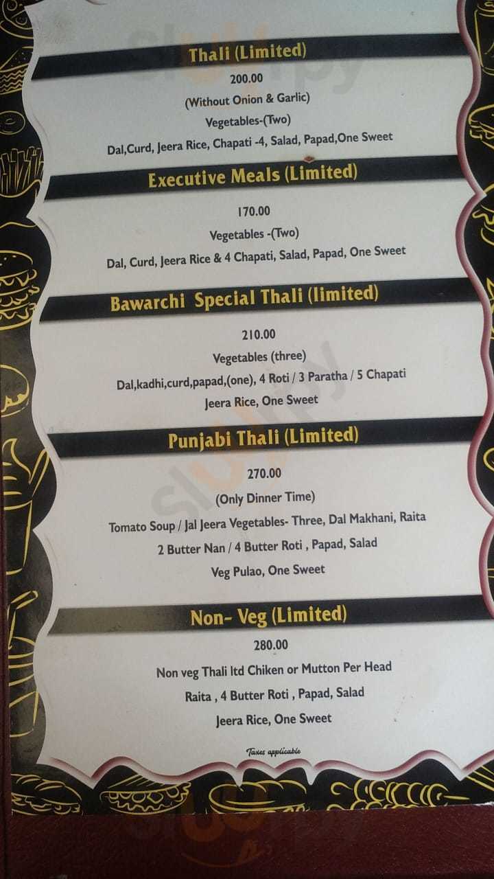 Bawarchi Restaurant Bhopal Menu - 1