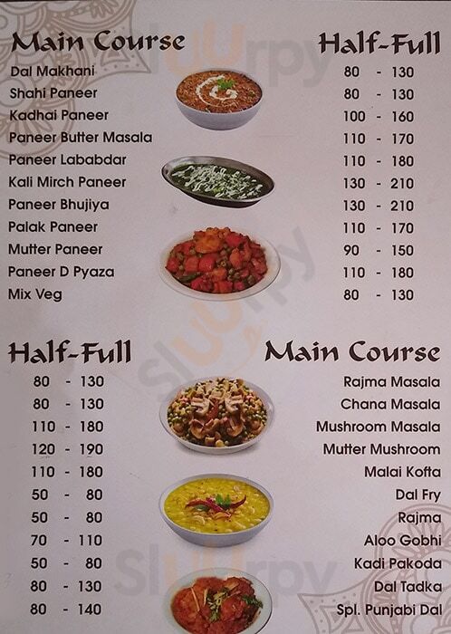 Ambika Punjabi Family Restaurant Faridabad Menu - 1