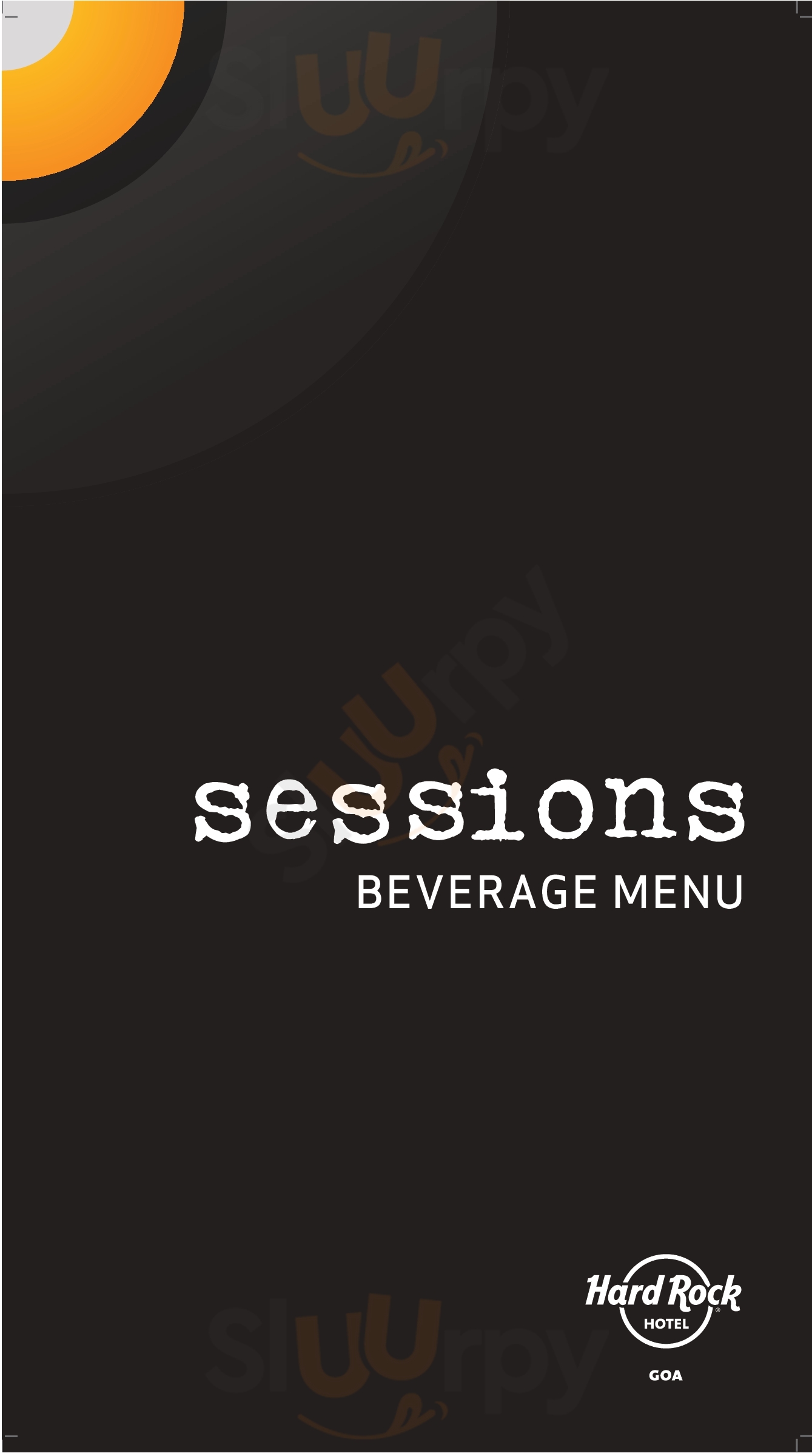 Sessions Restaurant Calangute Menu - 1