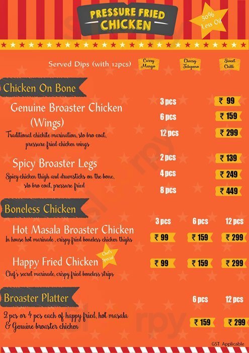 Genuine Broaster Chicken Bhubaneswar Menu - 1