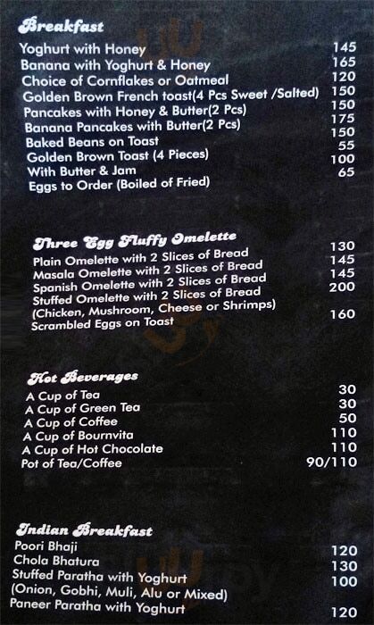 Machan Restaurant Nainital Menu - 1