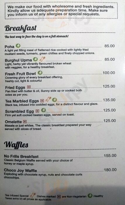 Tea Trails Pimpri-Chinchwad Menu - 1