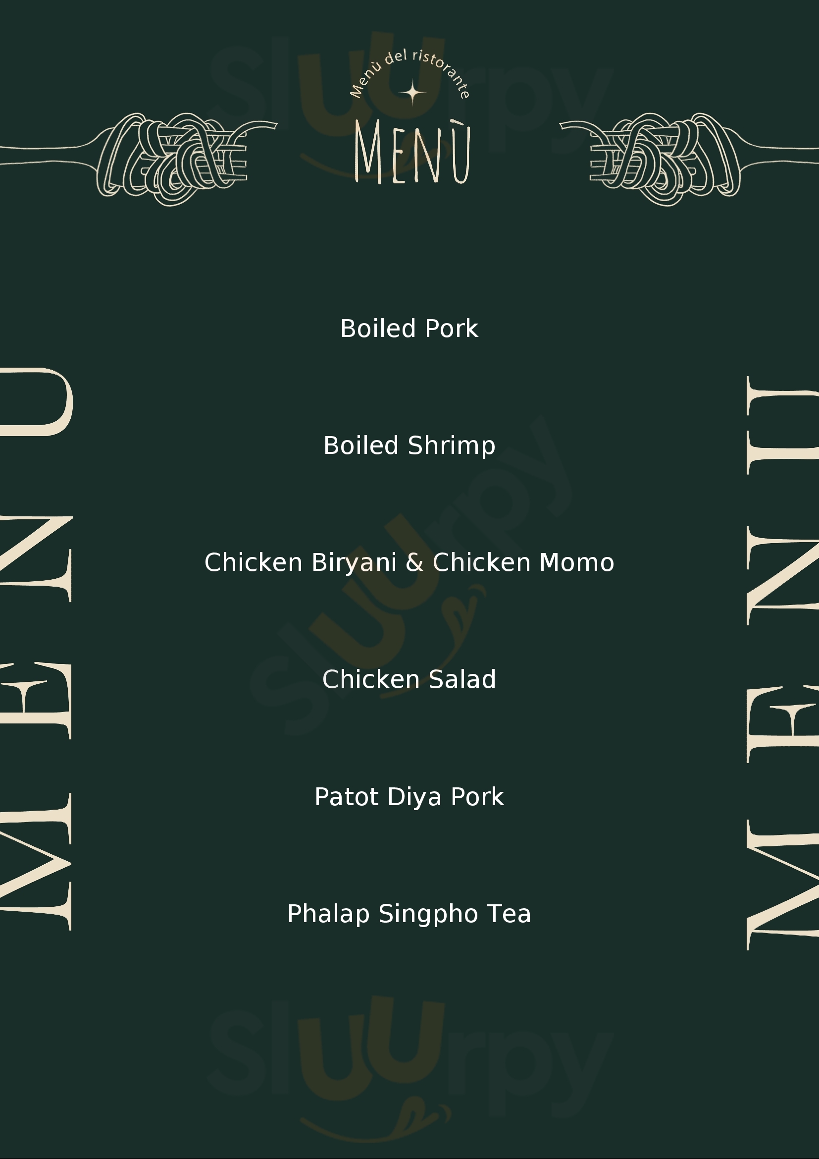 Singpho Shat Gawk Tezpur Menu - 1