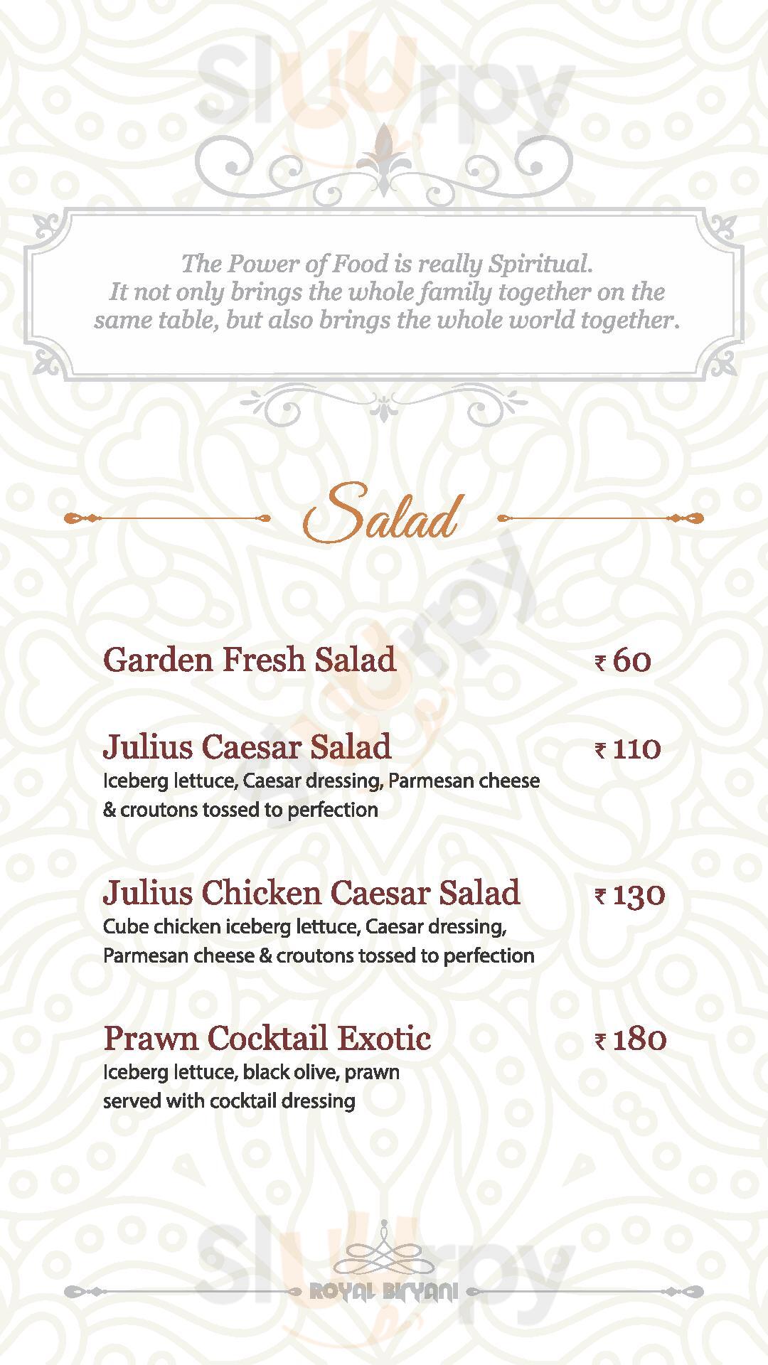 Royal Biriyani Chandannagar Menu - 1