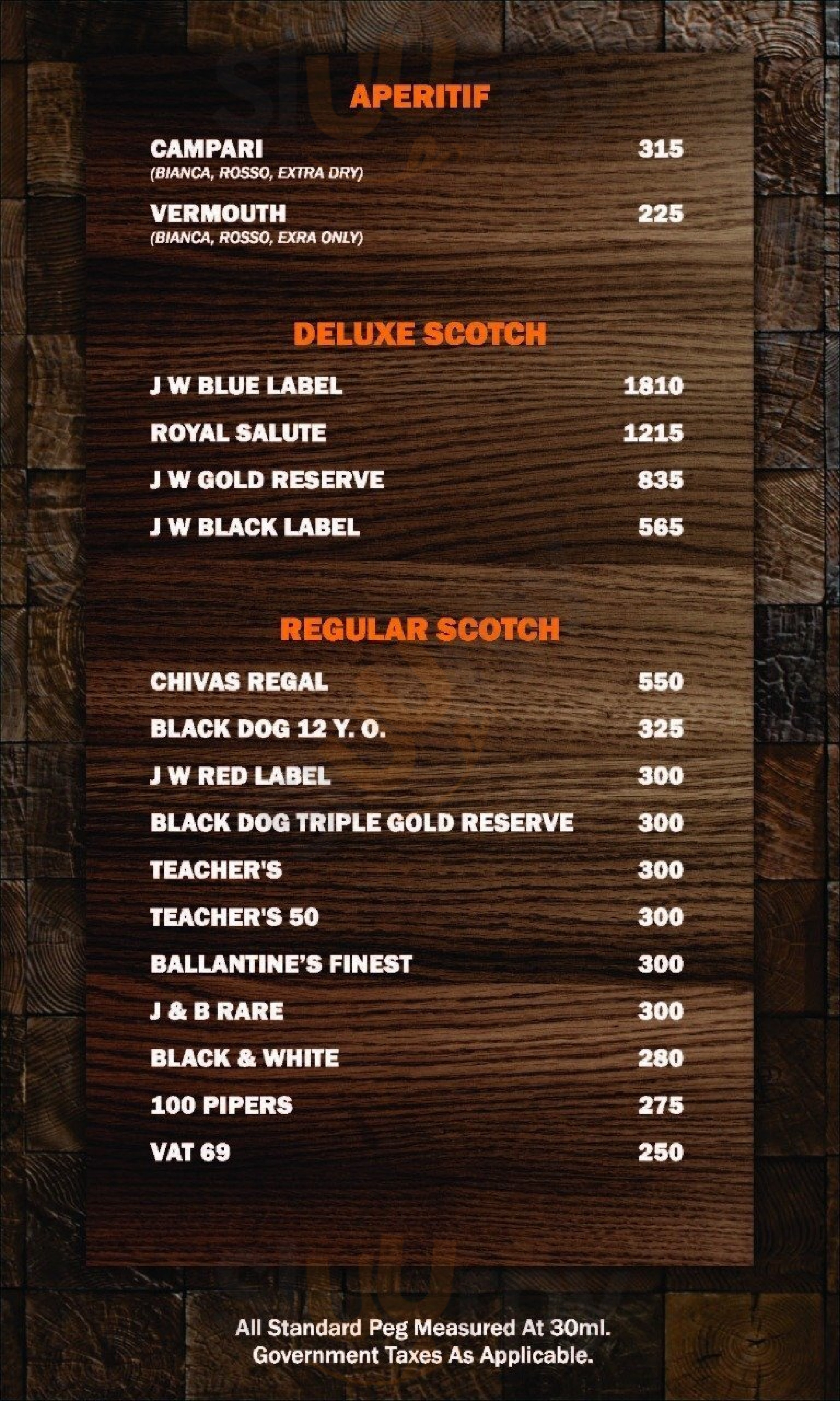 The Lumber Bar & Co. Navi Mumbai Menu - 1