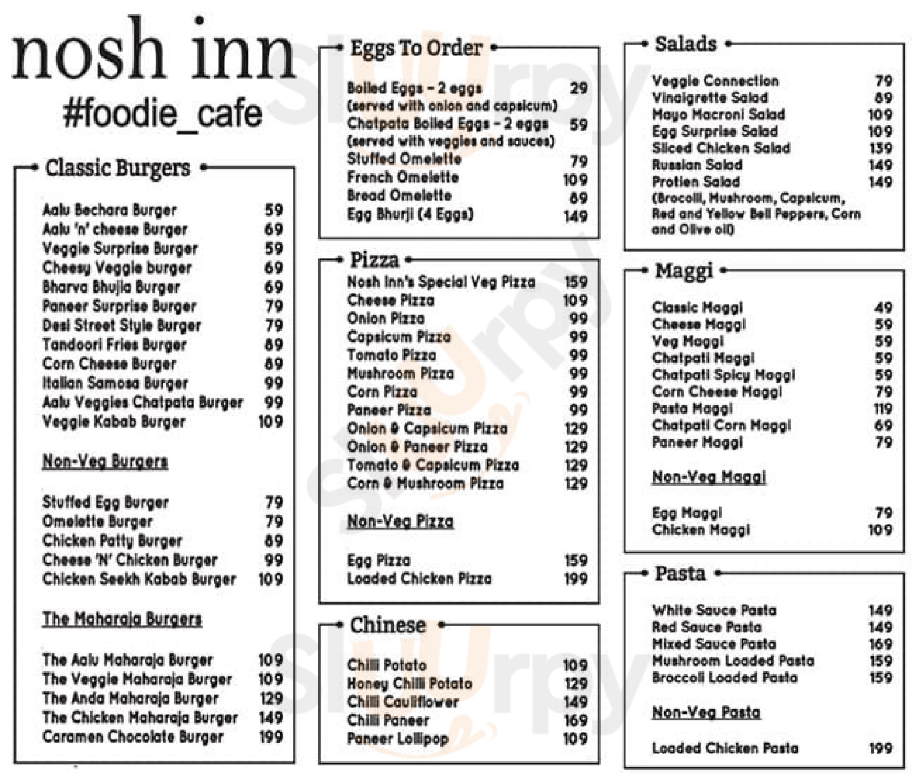 Nosh Inn #foodie_cae Zirakpur Menu - 1