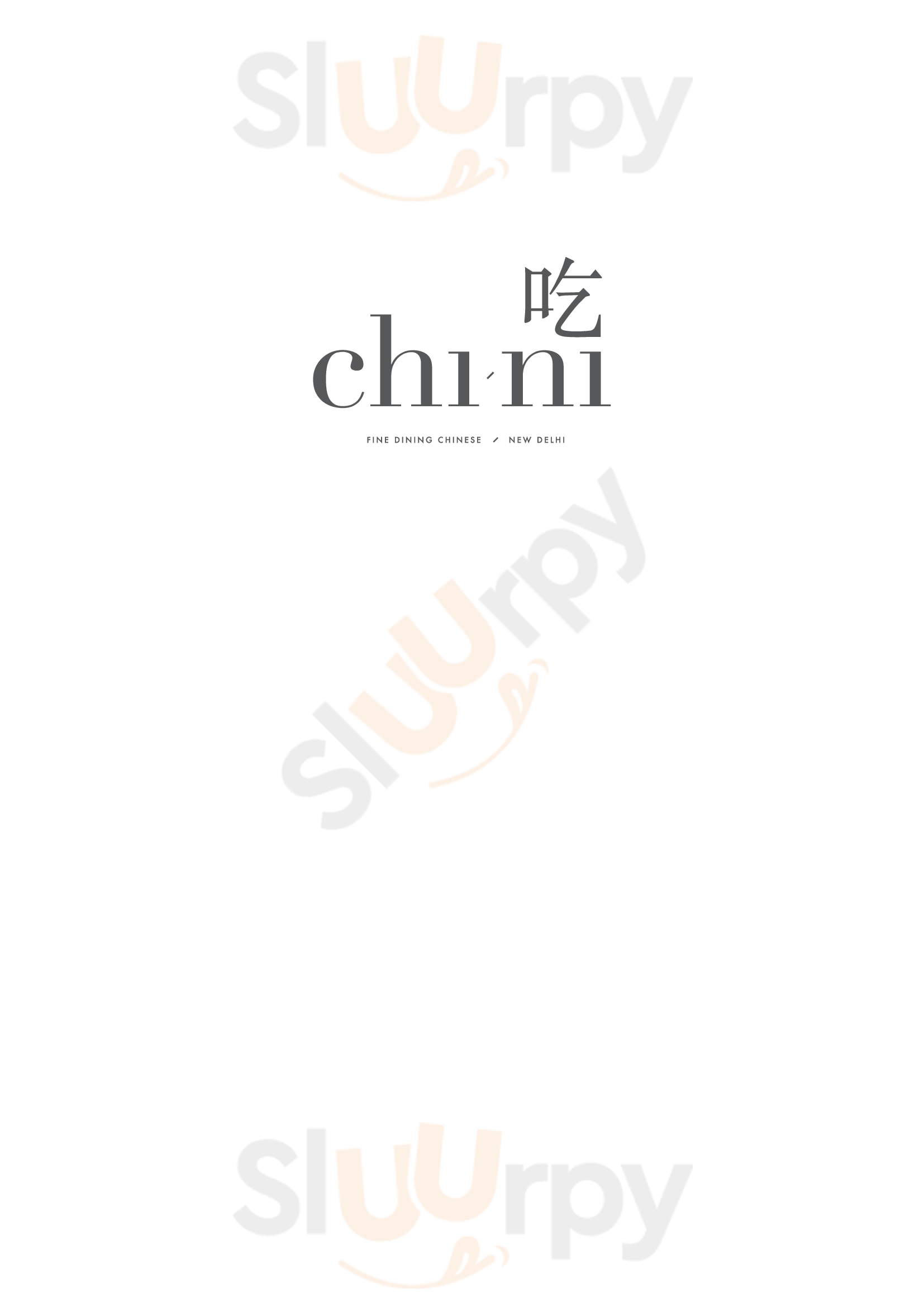 Chi Ni New Delhi Menu - 1