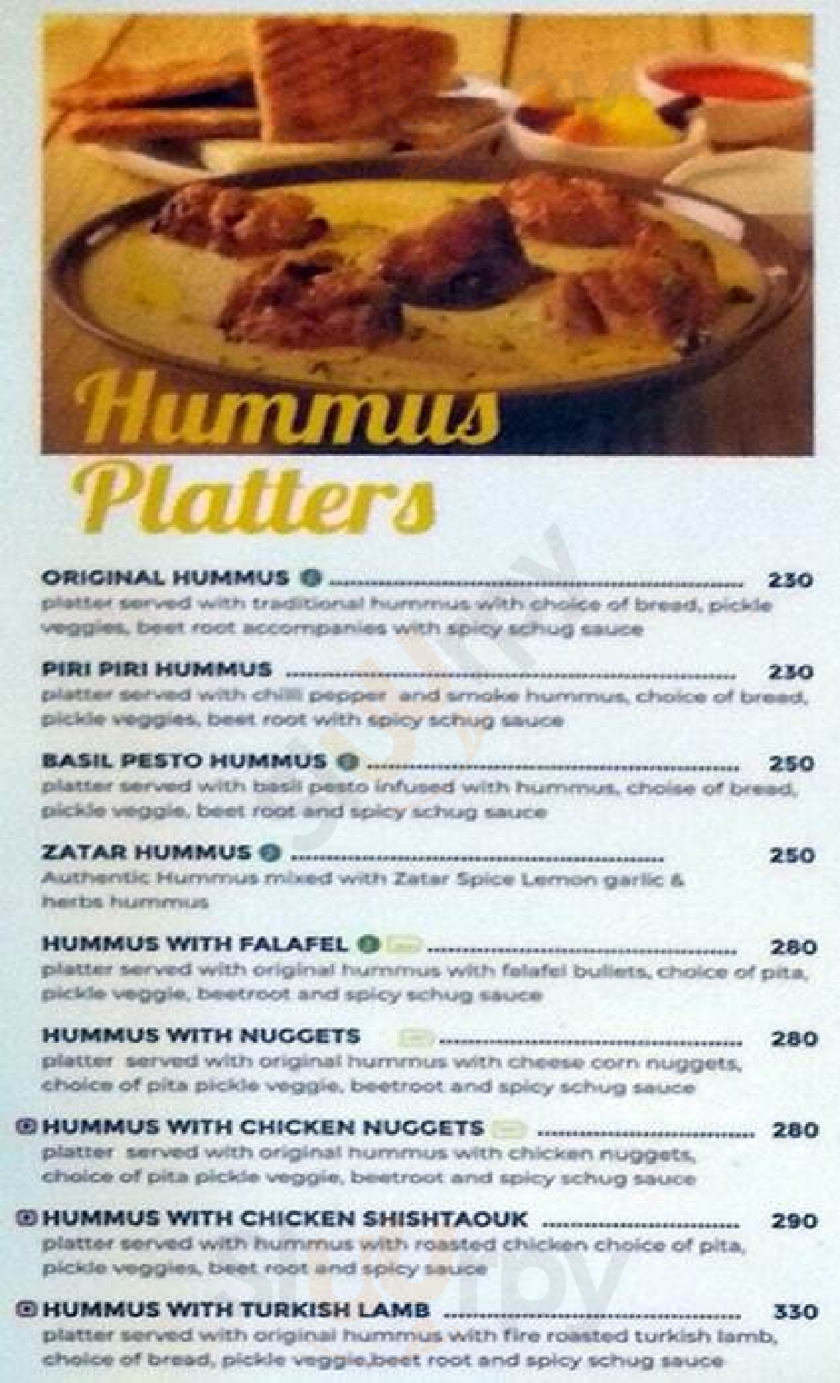 Falafel's Navi Mumbai Menu - 1