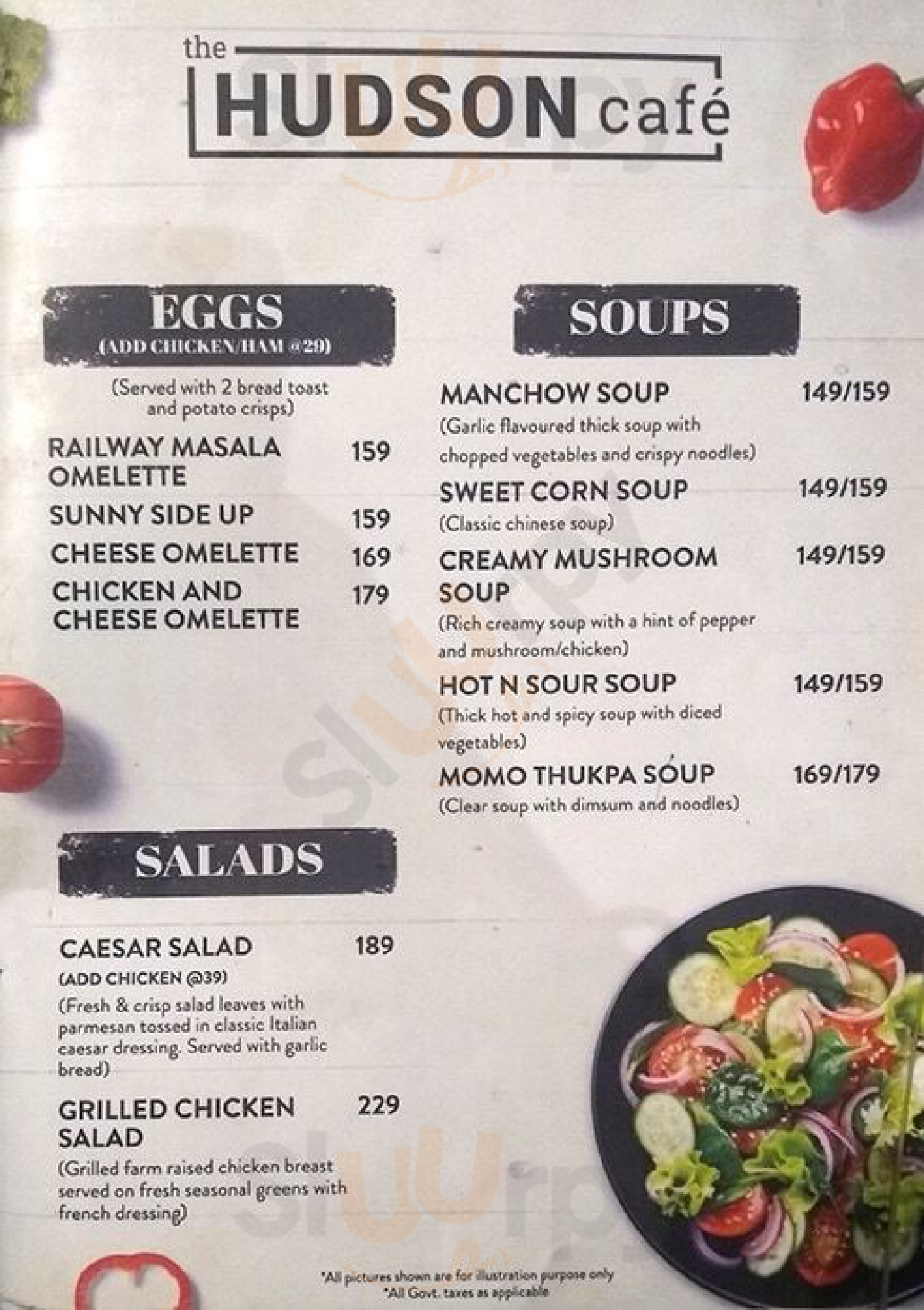 The Hudson Cafe New Delhi Menu - 1