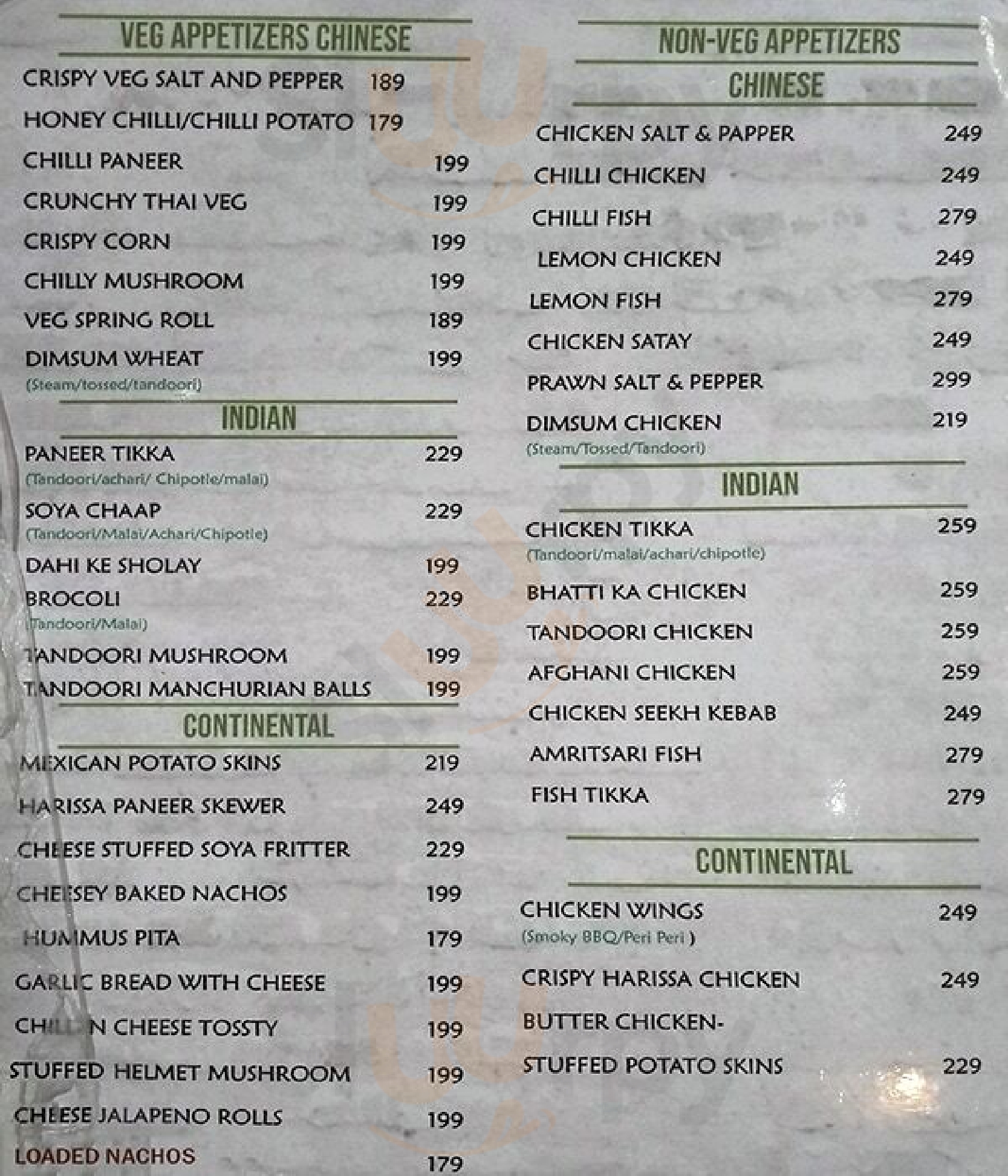 Phonebooth Cafe New Delhi Menu - 1