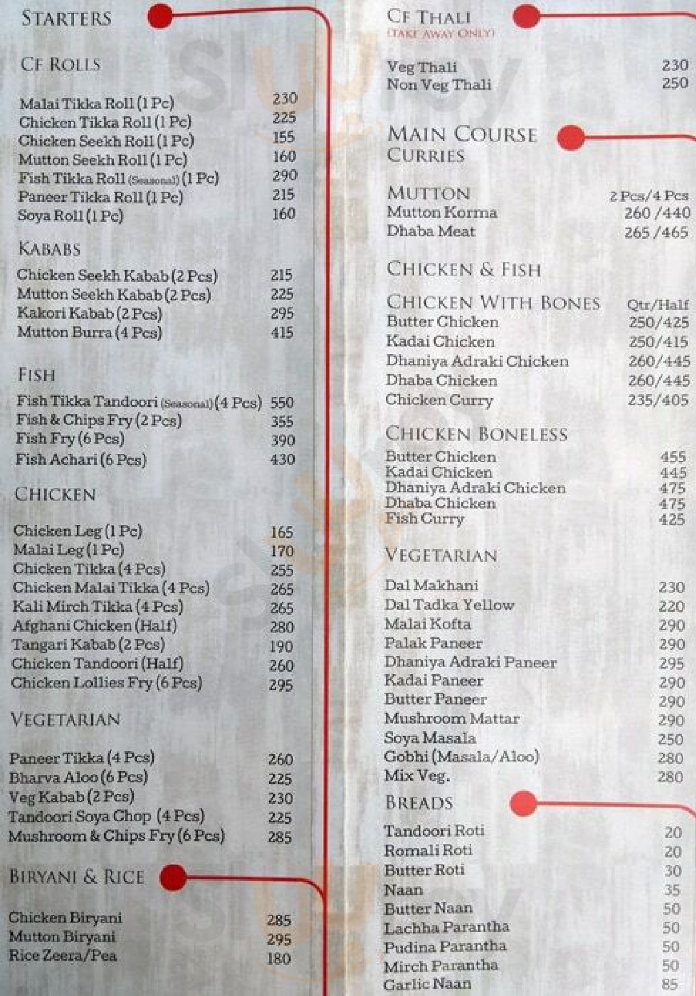 Chic Fish New Delhi Menu - 1