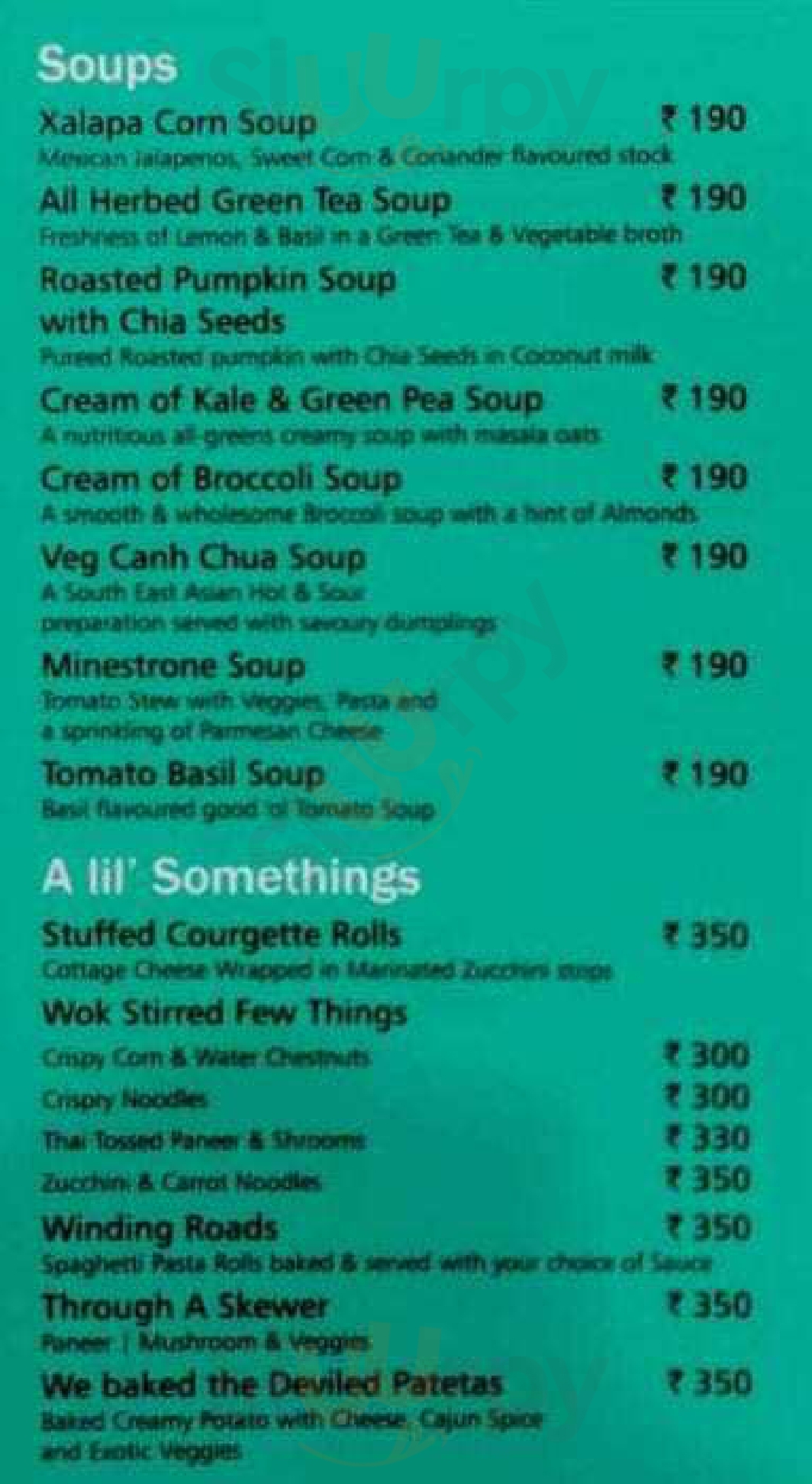 Food And Taste Theory (fat Theory) Mumbai Menu - 1