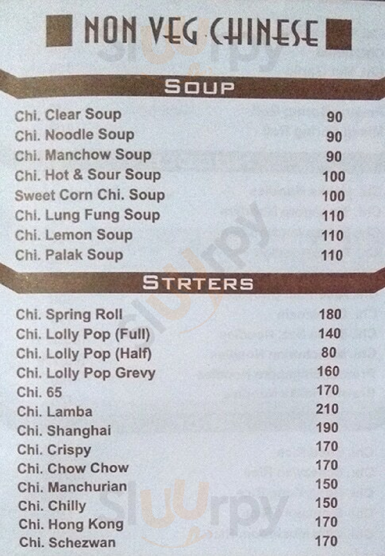 Hotel Pamvihar Restaurant Navi Mumbai Menu - 1