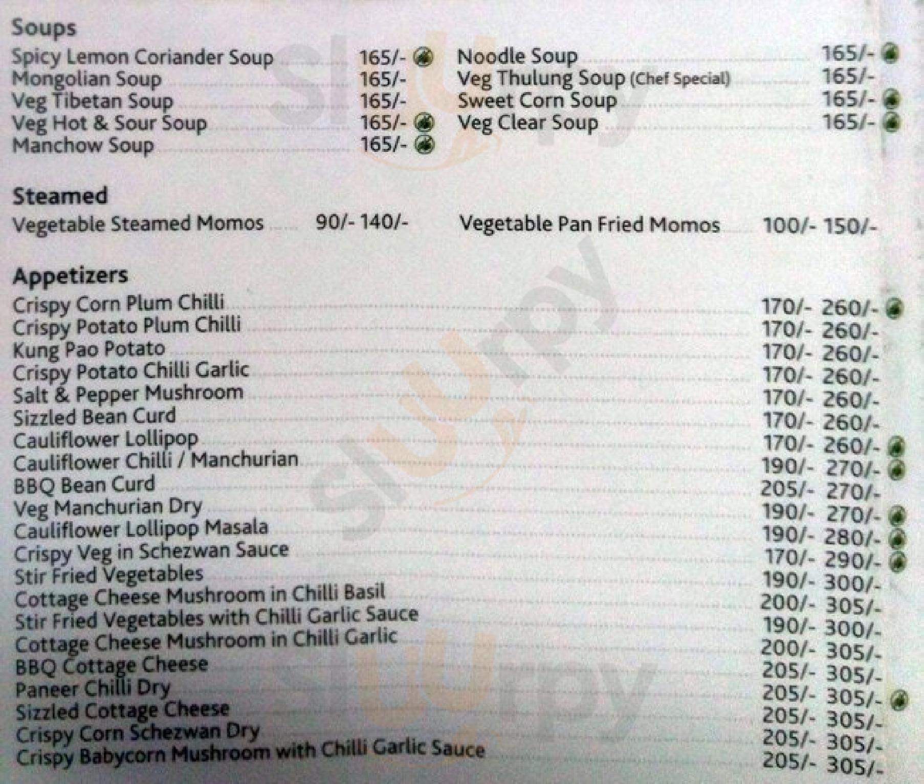 Dp's Fast Food Center Mumbai Menu - 1