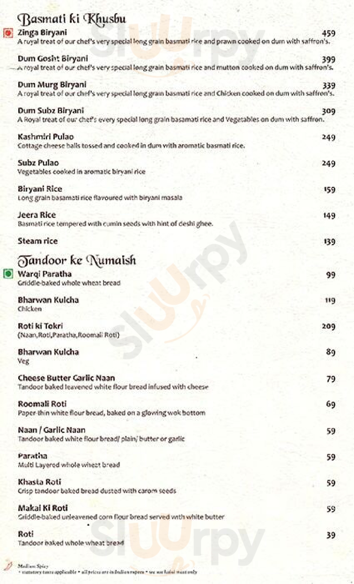 Rivaaz Mumbai Menu - 1