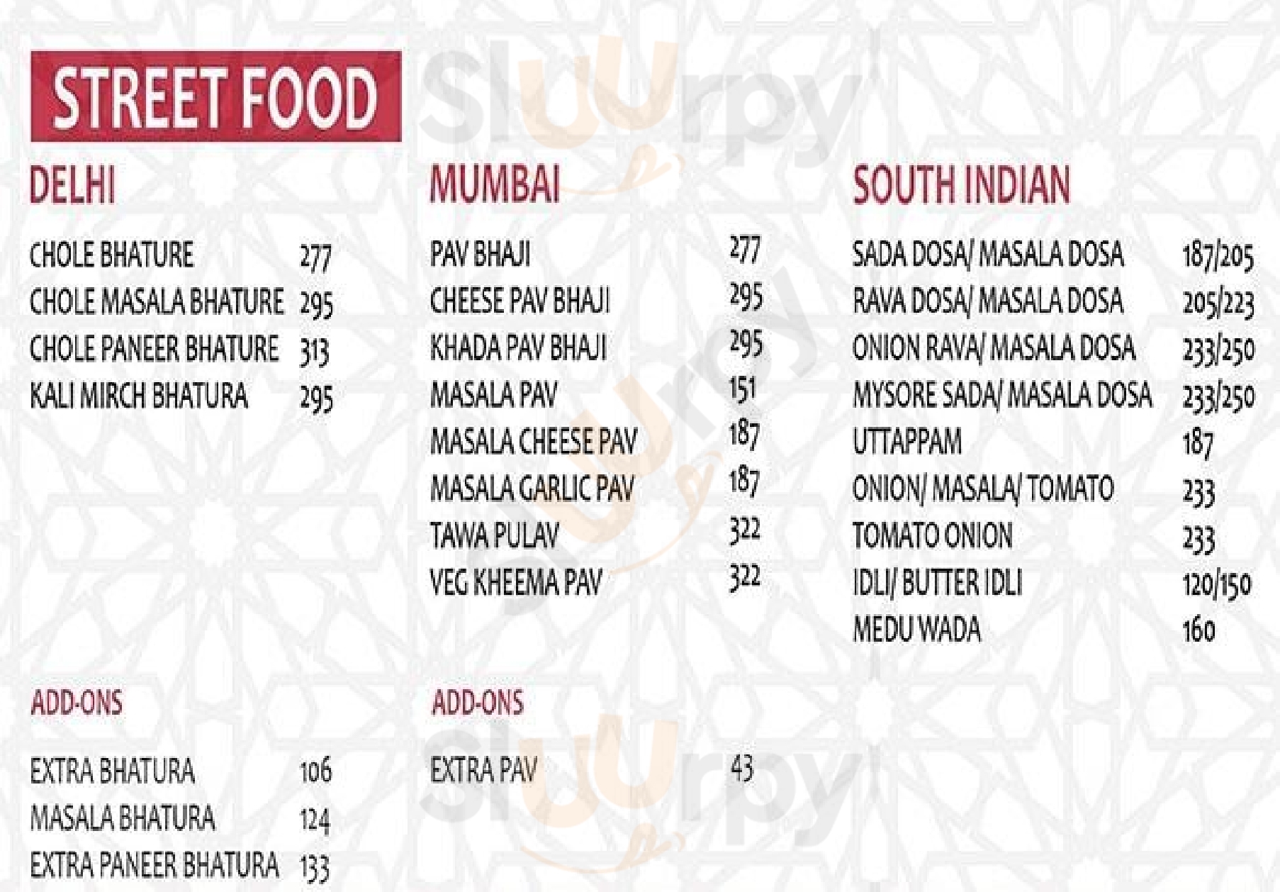 Only Parathas Mumbai Menu - 1