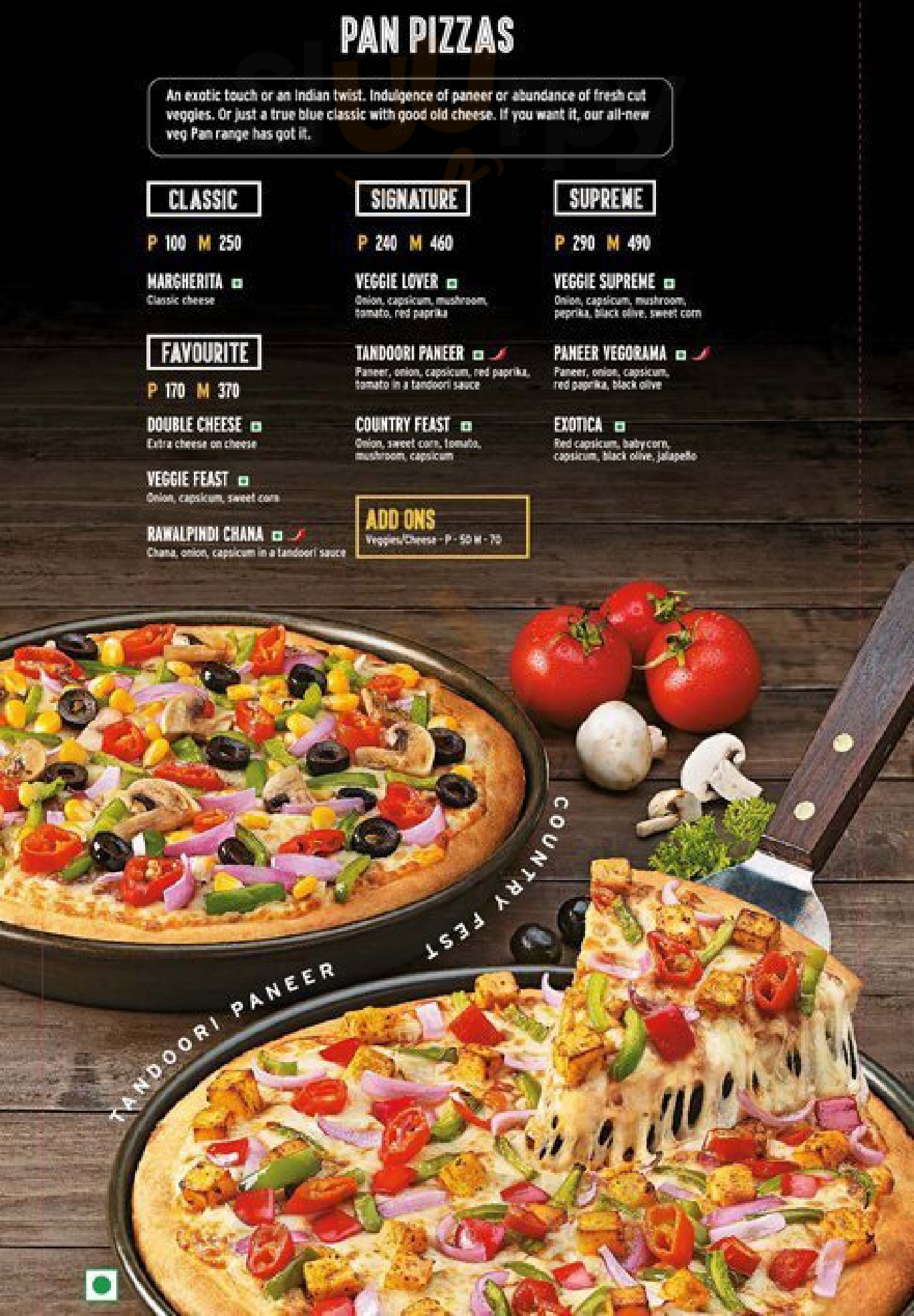 pizza hut menu price list
