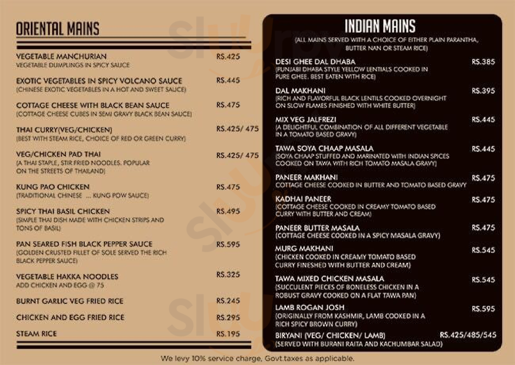 Station Bar menù, New Delhi - Main Menu | Sluurpy