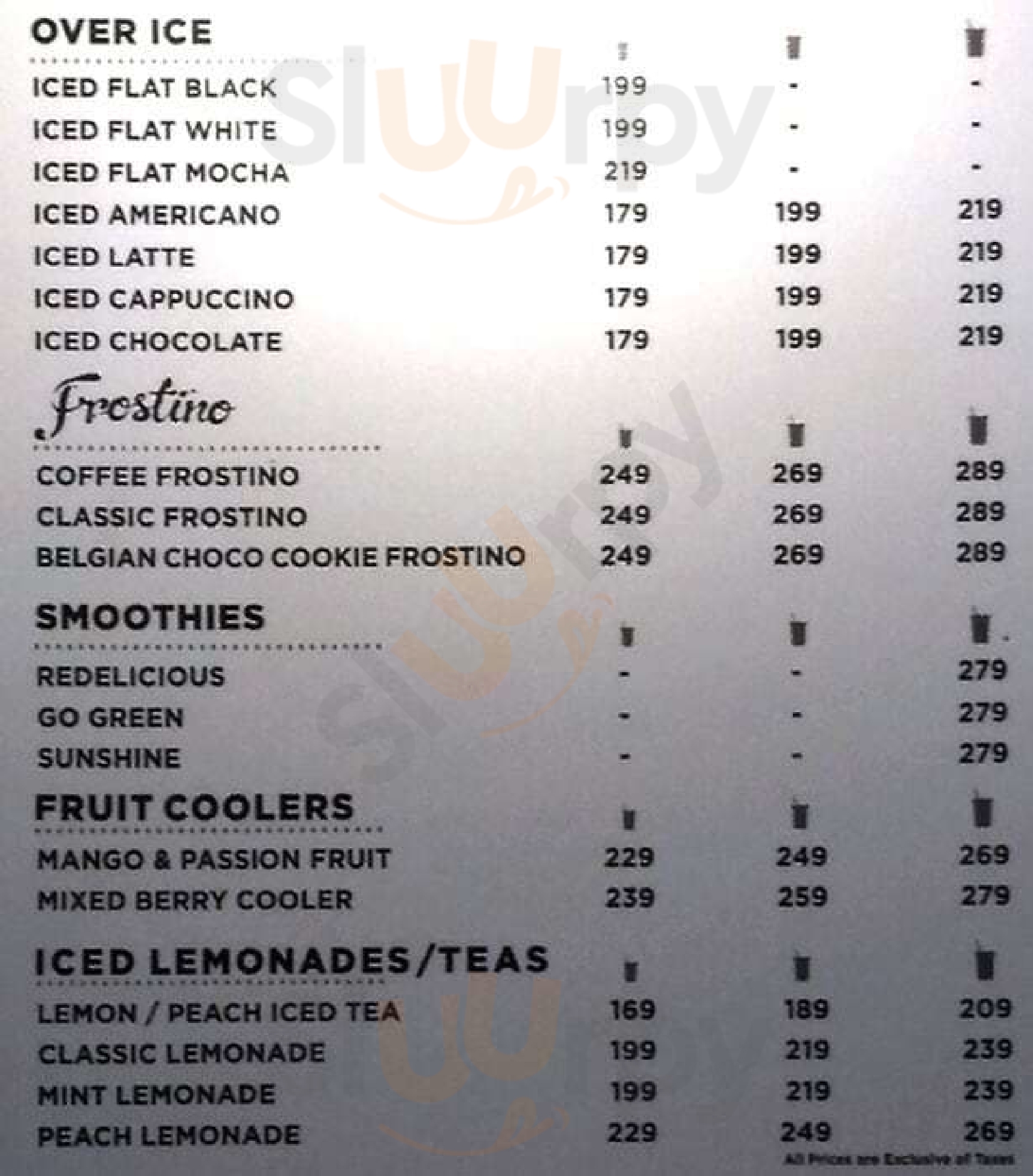 Costa Coffee New Delhi Menu - 1