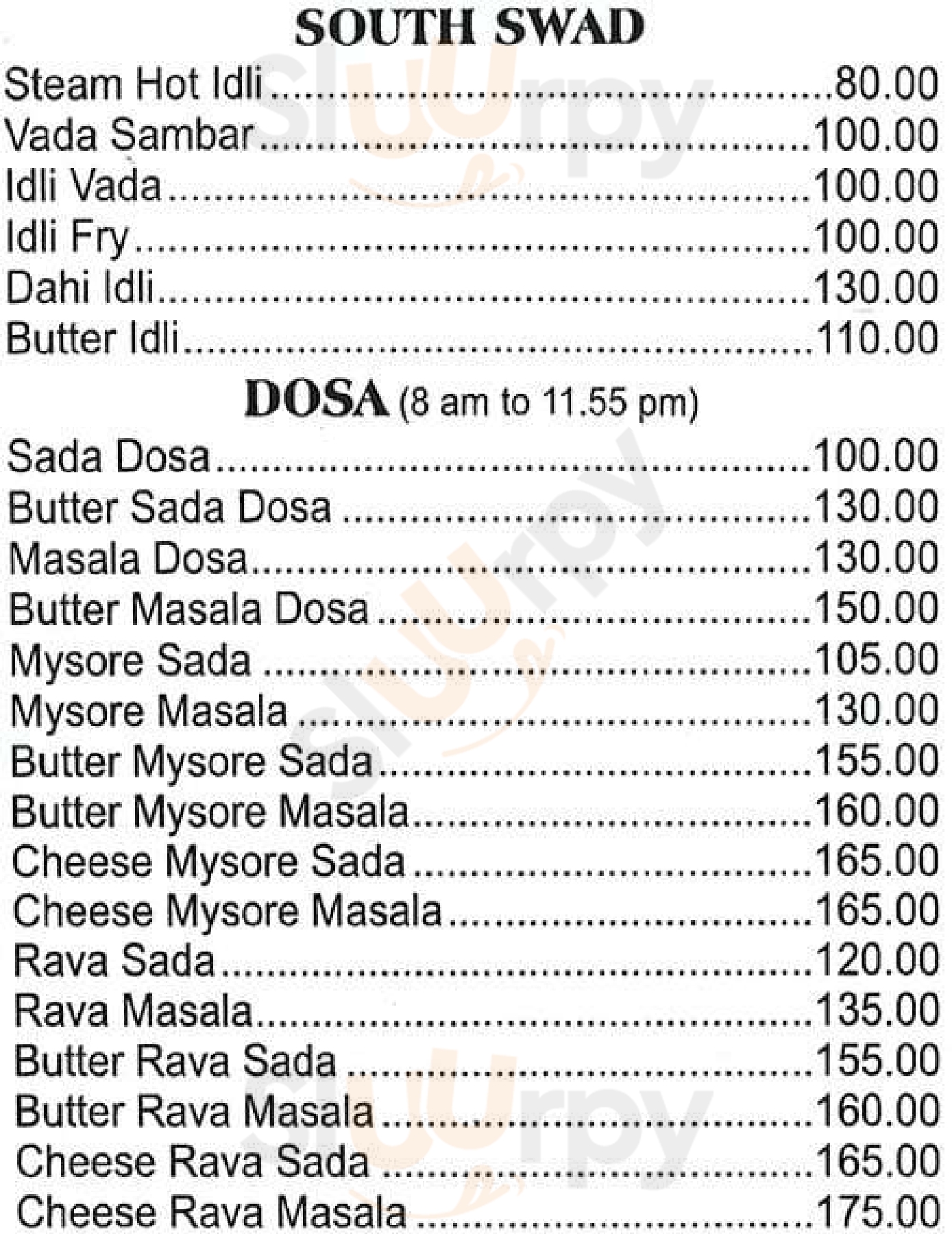 Amrut Sagar Fast Food Mumbai Menu - 1