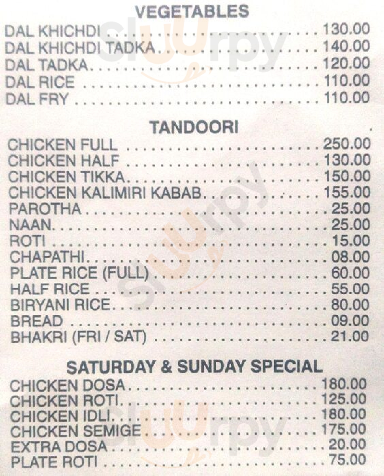 Harish Lunch Home Mumbai Menu - 1