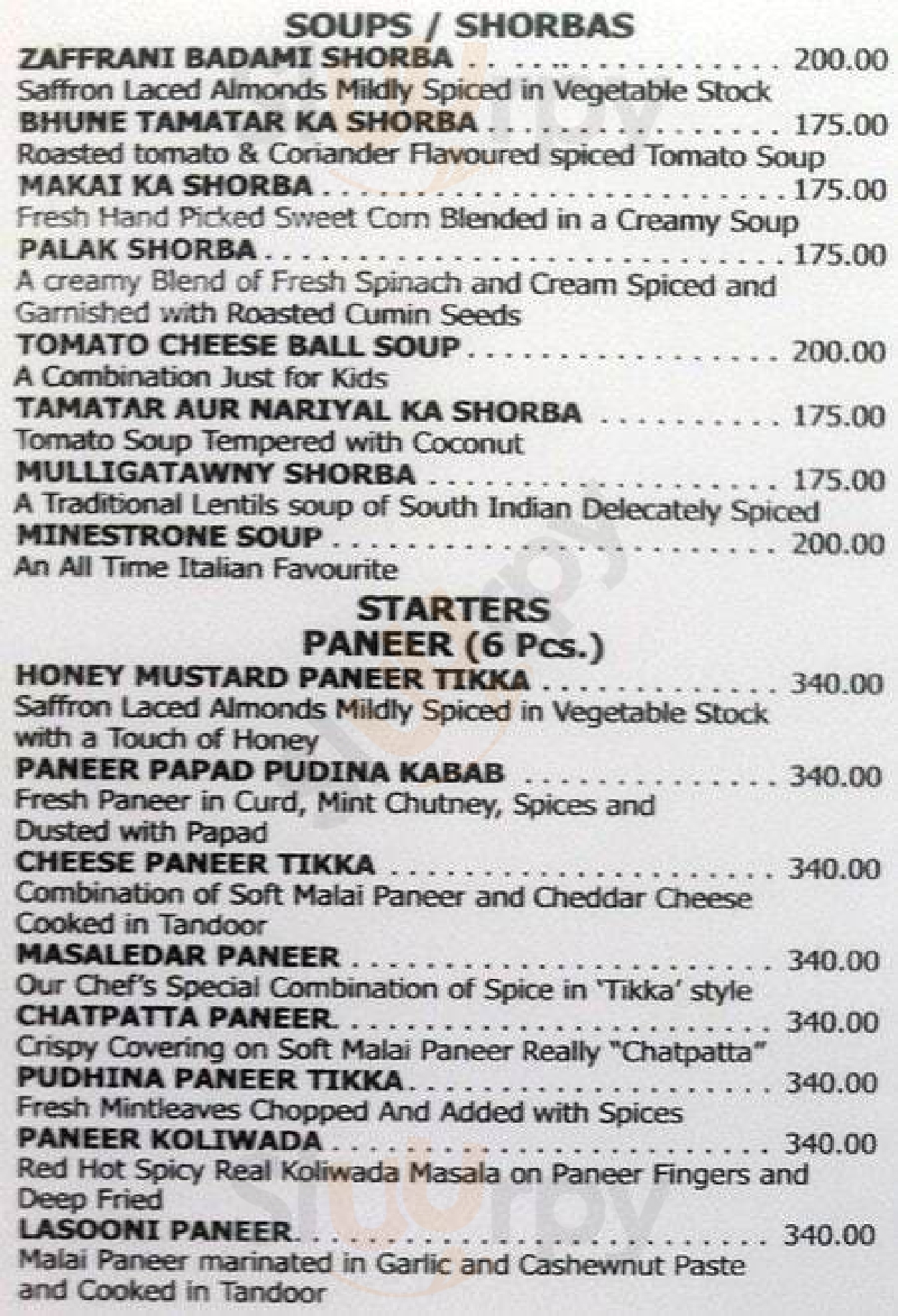 Golden Wheel Mumbai Menu - 1