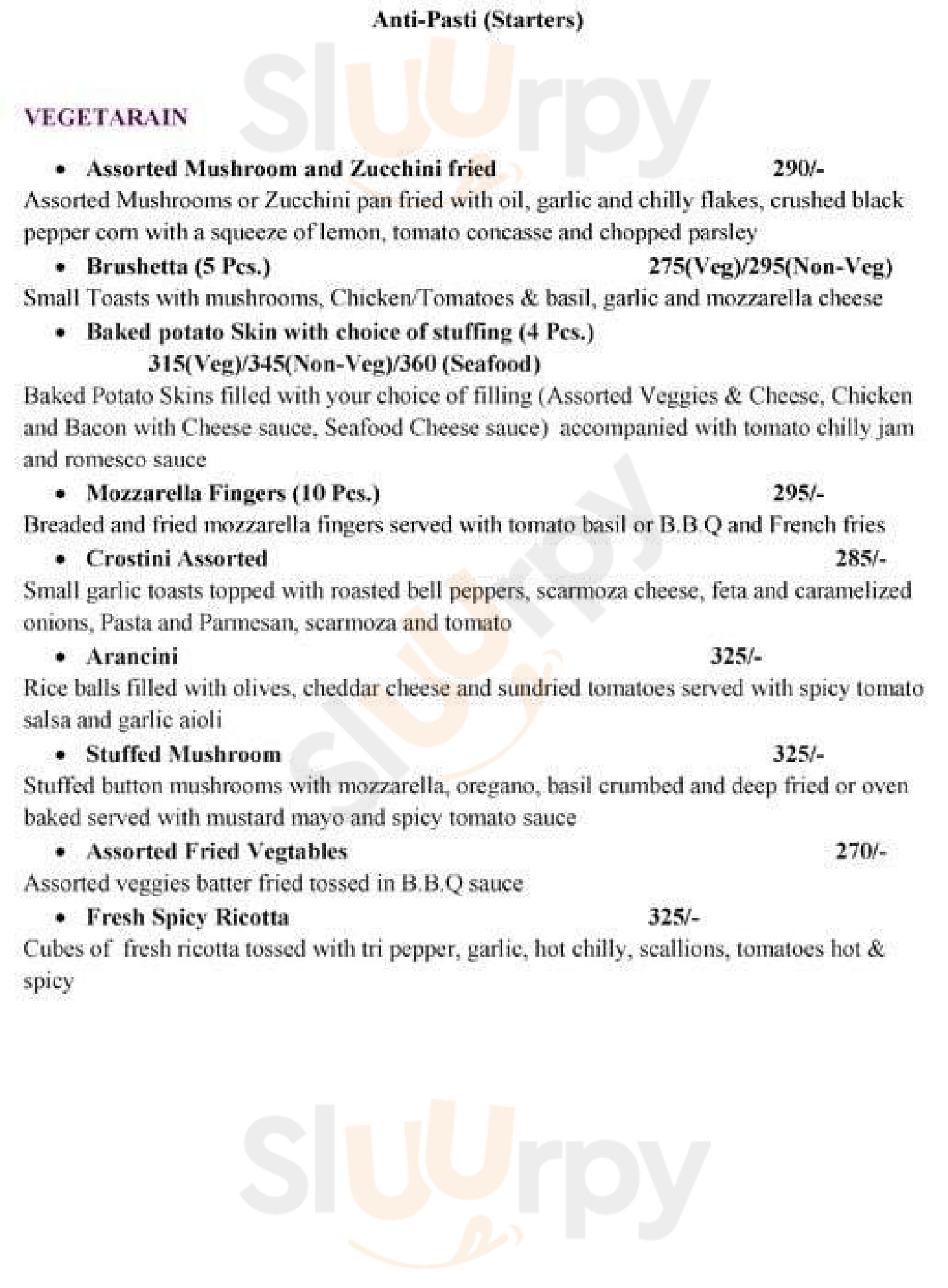 Stone New Delhi Menu - 1