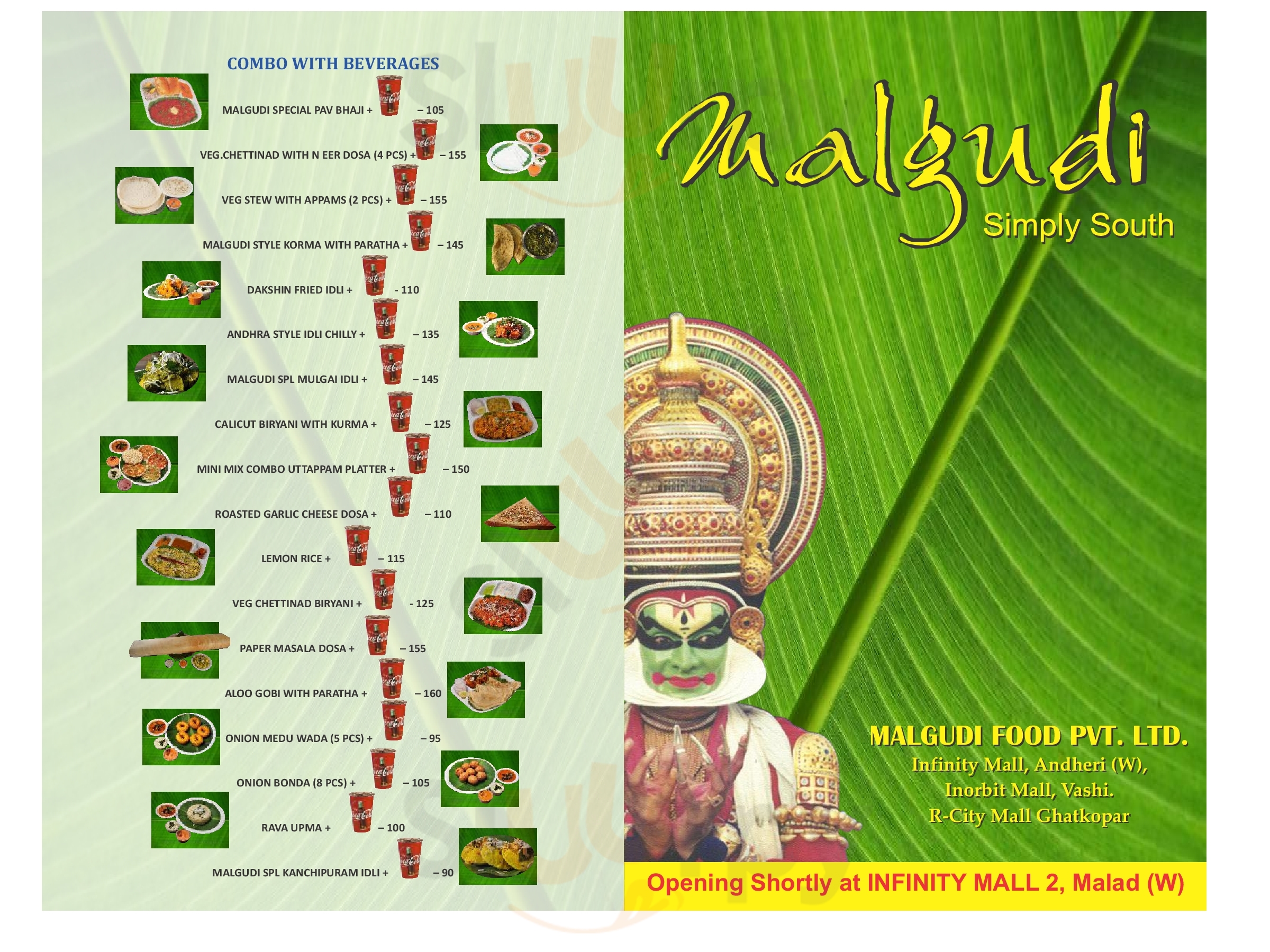 Malgudi Mumbai Menu - 1