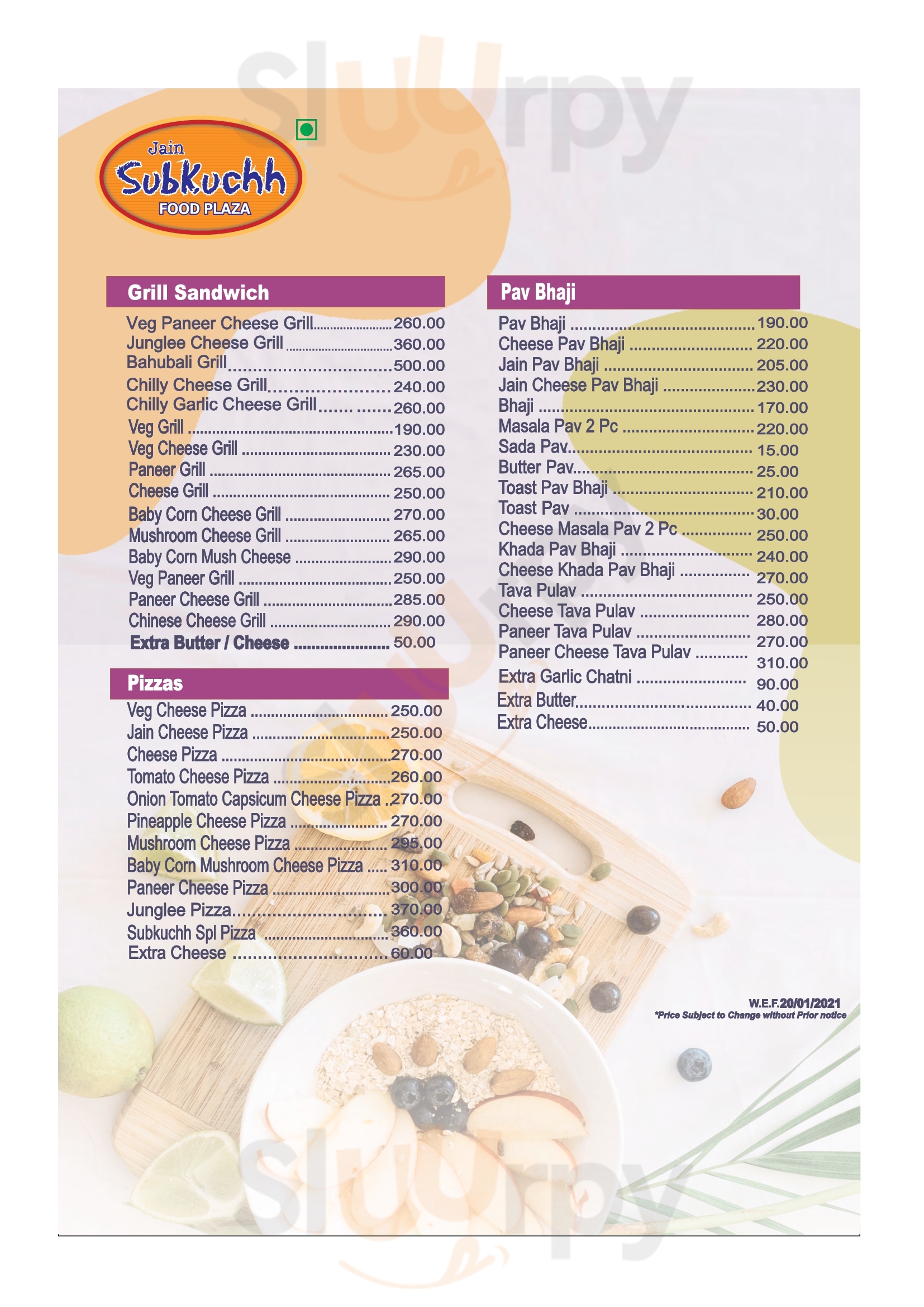 Sabkuchh Food Plaza Mumbai Menu - 1