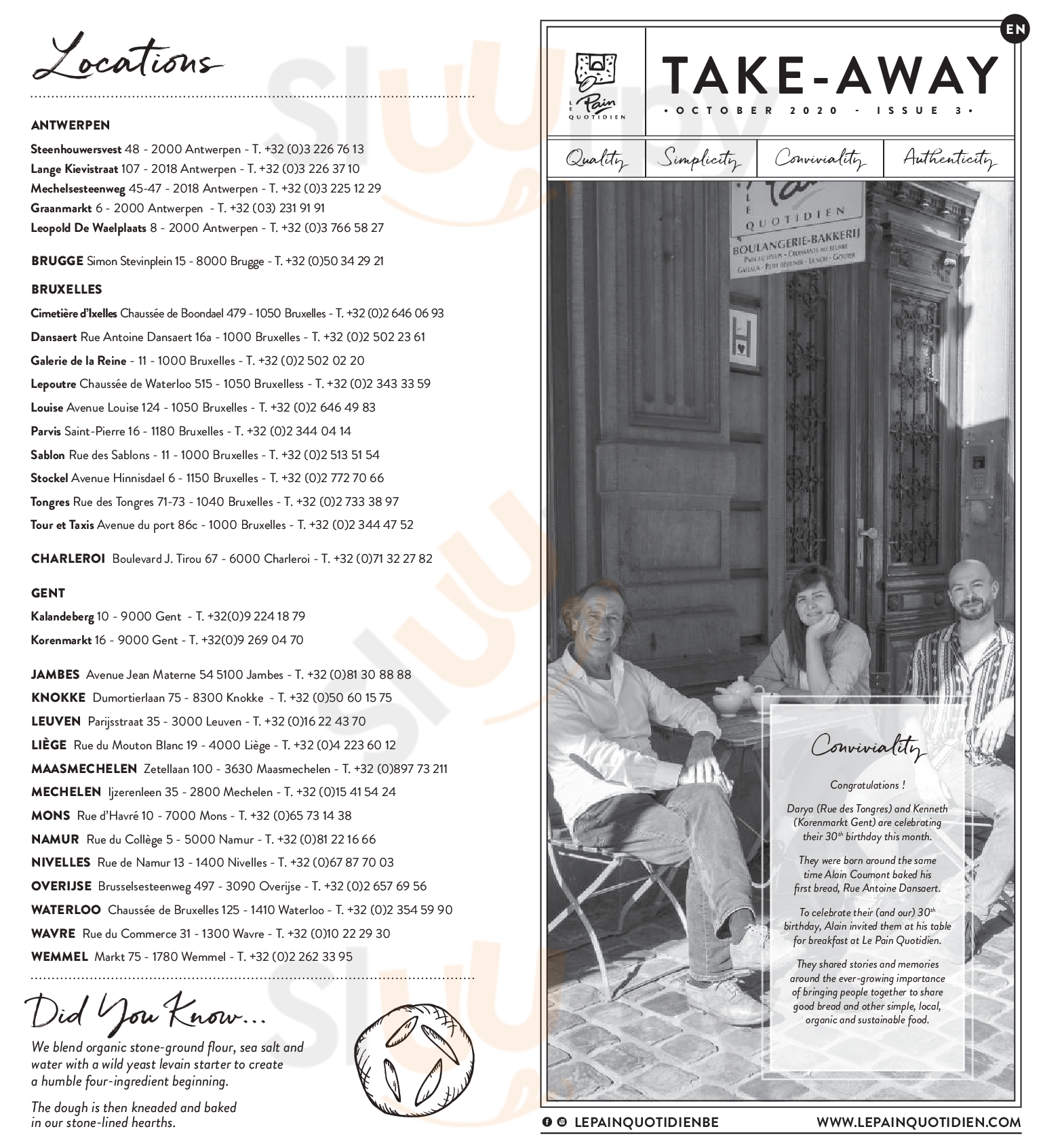 Le Pain Quotidien Mumbai Menu - 1