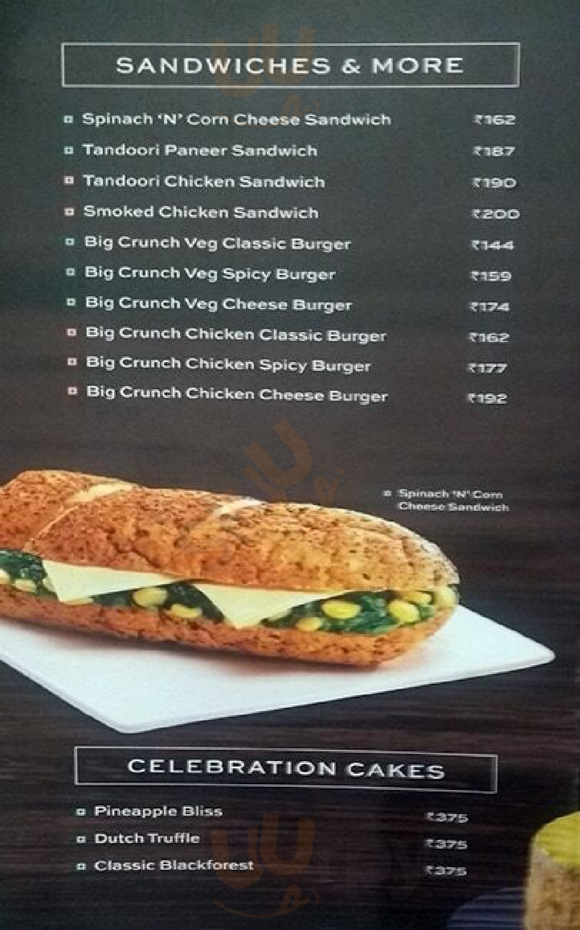 Cafe Coffee Day Chandigarh Menu - 1