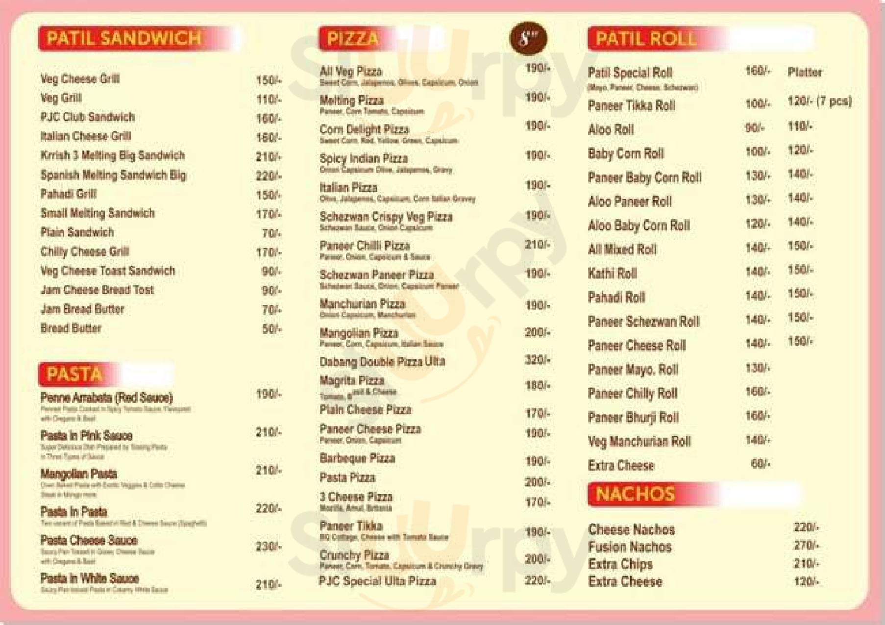 Patil Juice Centre Mumbai Menu - 1