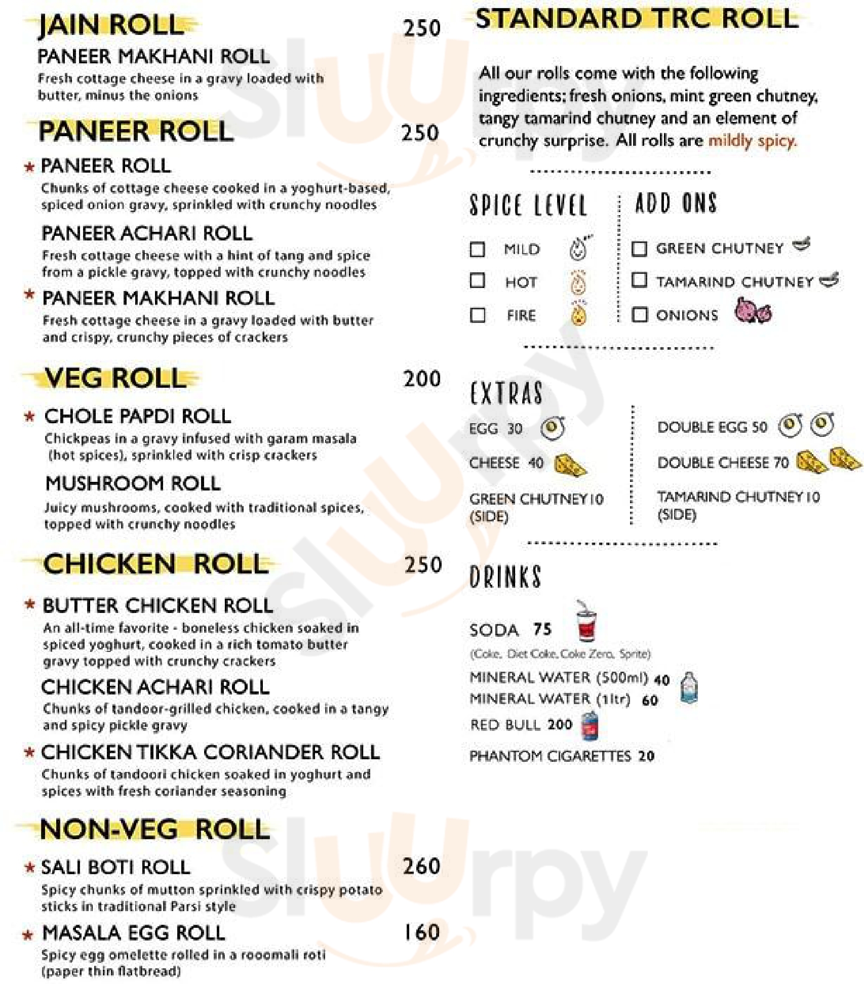 The Roll Company Bandra Mumbai Menu - 1