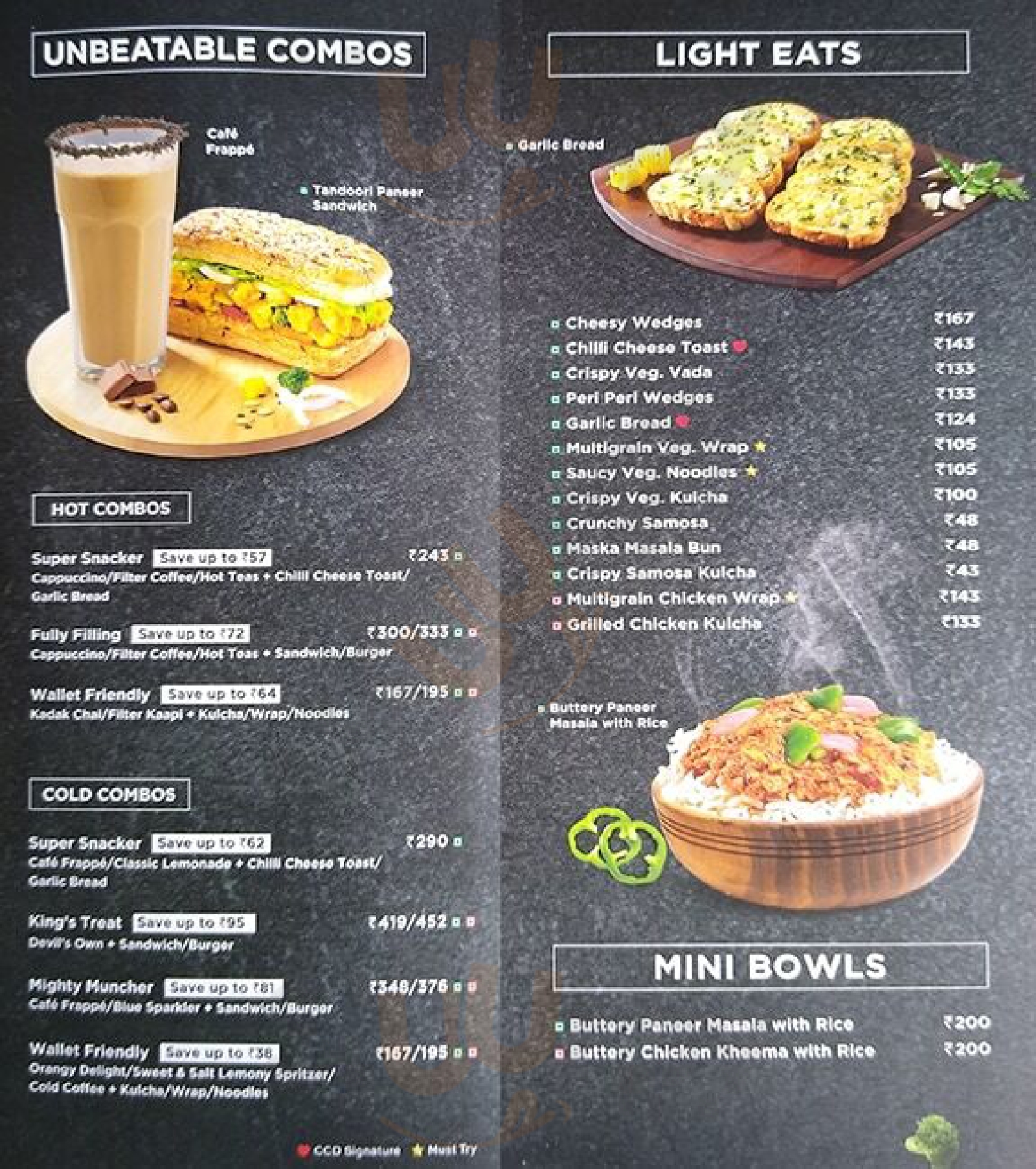Cafe Coffee Day New Delhi Menu - 1