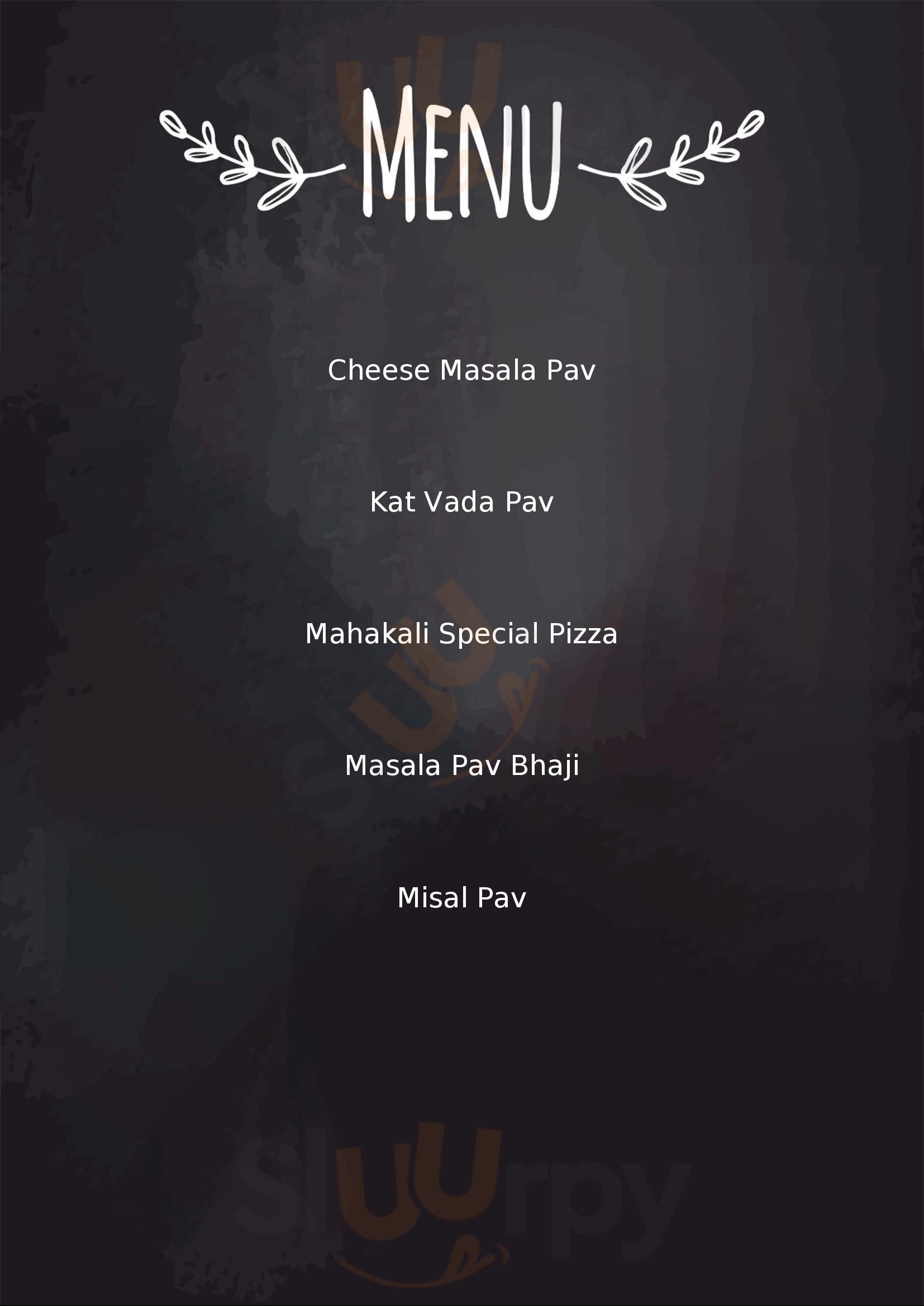 Mahakali Fast Food And Juice Centre Mumbai Menu - 1