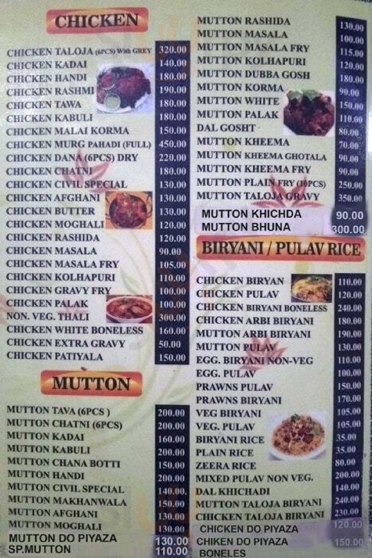 Civil Restaurant Mumbai Menu - 1